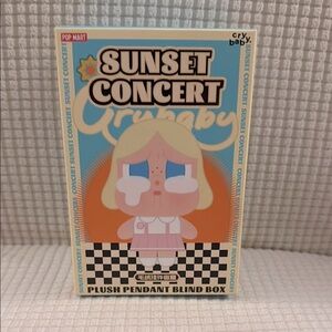 POPMART Sunset Concert Crybaby Plush Pendant Blind Box